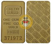 Falscher Goldbarren 1 Unze